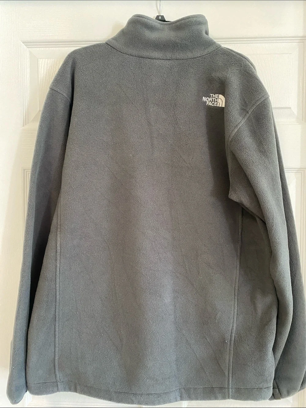 The North Face Gray Lightweight Full-Zip Fleece Jacket